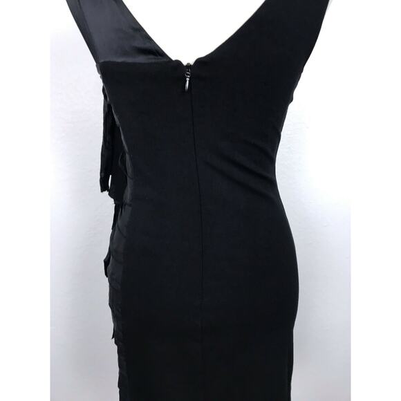BCBGMaxAzria Bodycon Mini Sheath Dress Silk Stretch - Picture 10 of 11